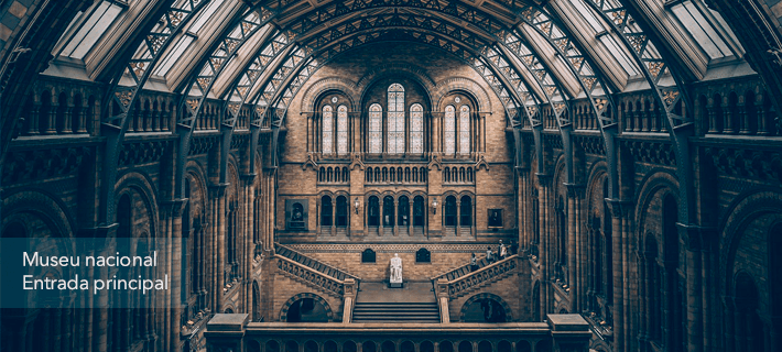 Interior do museu